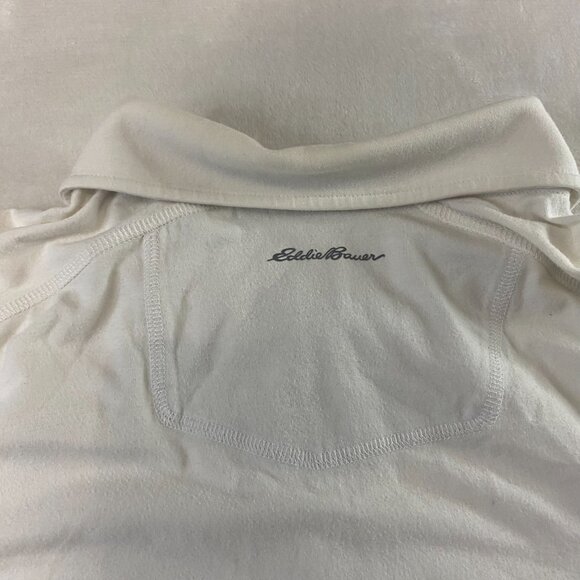 Eddie Bauer Travex Pullover Mens TXL Beige Active Fit FreeDry 1/4 Zip Hiking XLT - Picture 8 of 11